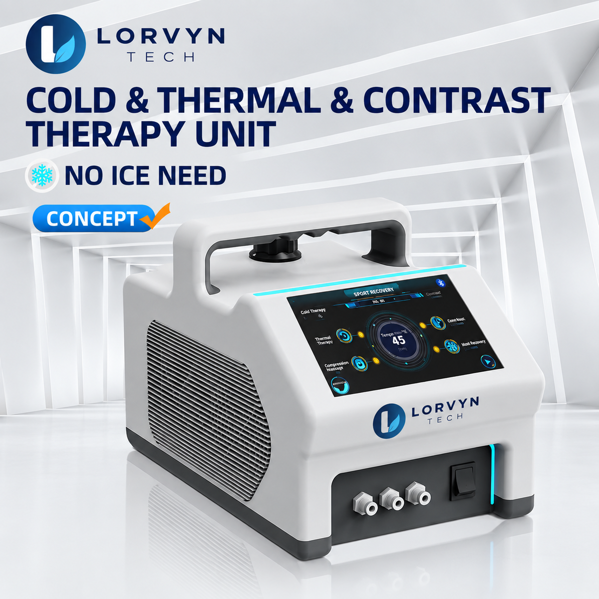 Cold Compression Cryotherapy System for Post-Operative Physical Therapy and Targeted Pain Relief